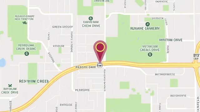 Map showing Rhythm Bloom office in Austin, Texas