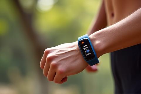 Whoop 4.0 tracker on a wrist